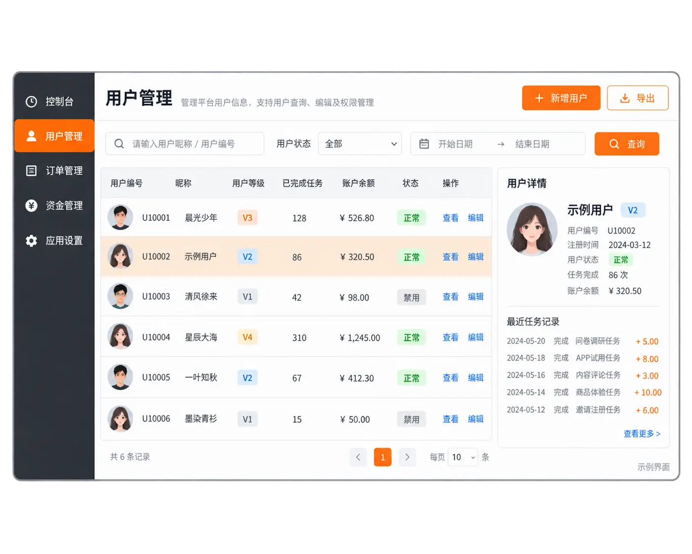 商家端